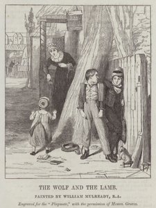 The Wolf and the Lamb by William Mulready