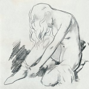A Figure Study by William Newenham Montague Orpen