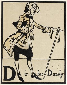D is for Dandy, illustration from 