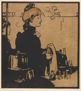 Barmaid by William Nicholson