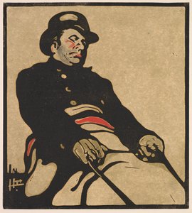 London Types: Bus Driver by William Nicholson