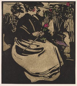 London Types: Flower Girl by William Nicholson