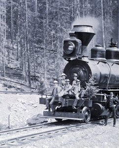 Canadian Railway Pioneers, circa 1890 - photo by Notman by William Notman