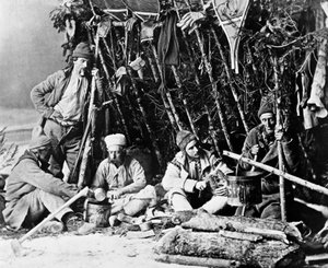 Life of the Trapper in Canada, Photo by Nottman, circa 1890