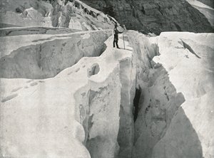 The Rockies: Asulkan Glacier, Hermit Range, Canada by William Notman and Son