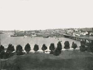 View from the Government Buildings, Victoria, Canada by William Notman and Son