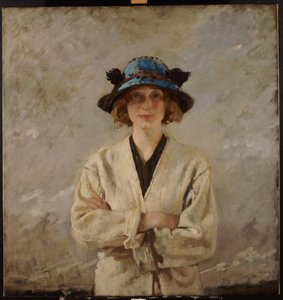 Girl in a Blue Hat