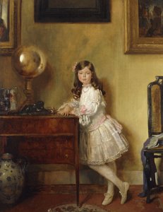 Miss Annie Harmsworth in an Interior by William Orpen