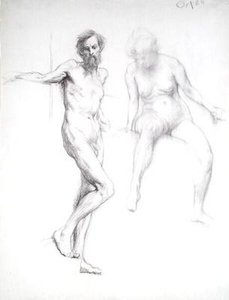 Study of a Man and a Woman by William Orpen