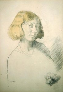 Vera Hone and Her Dog