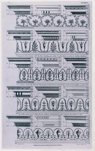 Designs for Cornices published in 1788 by William Pain by William Pain