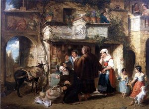 Catering for the Convent. Kissing the Scourge and Having Dust Thrown in the Eyes by William Parrott