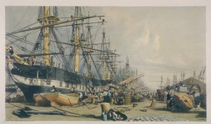 View of West India Docks from the South East