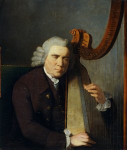 The Blind Harpist, John Parry, 1710-1782, 1775-91 by William Parry