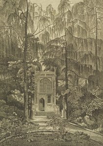 View of the Chapel in the Garden at Strawberry Hill, Engraved by Godfrey