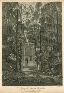 View of the Chapel in the Garden at Strawberry Hill, Twickenham, London
