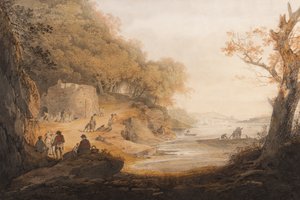 The Lime Kiln at Crabtree opposite to Saltram, Devon