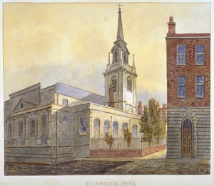 Church of St Lawrence Jewry from Guildhall Yard, City of London