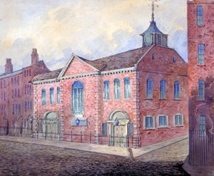 View of the Church of St George the Martyr, Queen Square, Holborn, London by William Pearson