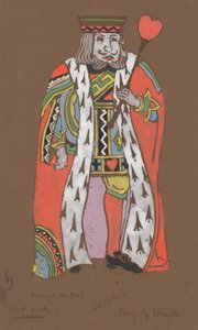 King of Hearts Costume Design for Alice-in-Wonderland