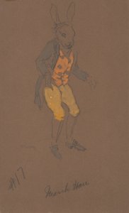 March Hare Costume Design from Alice-in-Wonderland by William Penhallow Henderson