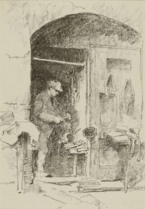 The Iron Worker by William Penhallow Henderson
