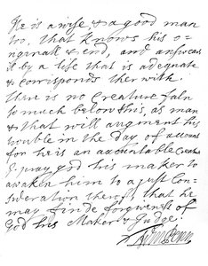 A Letter from William Penn of Pennsylvania, Late 17th-Early 18th Century, 1840