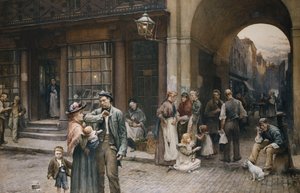 Saturday Night, 1898 by William Permeanus Cornish