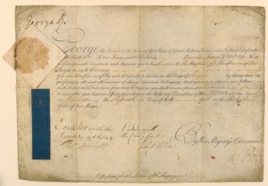 Authorization For the Appointment of a Military Surgeon by William Pitt