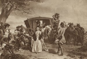 Family held up by French highwayman Claude Duval