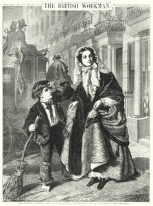 The Crossing Sweeper by William Powell (after) Frith