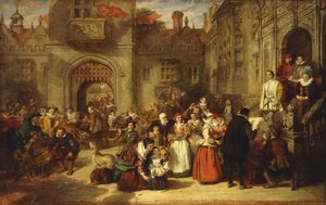Coming of Age in the Olden Time by William Powell Frith