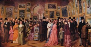 Private View at the Royal Academy by William Powell Frith