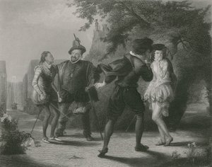 The Duel, Twelfth Night by William Powell Frith