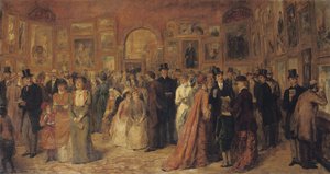 The Private View, 1881, 1882 by William Powell Frith