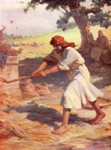 Gideon at the Threshing Floor, Judges vi by William Pratt