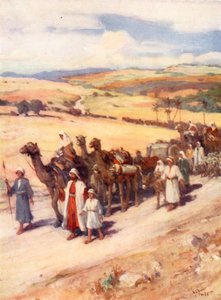 Jacob Returning to Canaan, Genesis xxxi by William Pratt