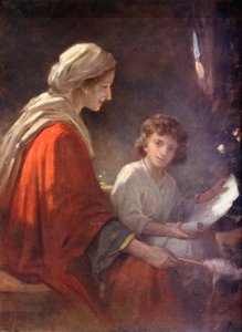 Mary and the Child Jesus, Luke ii, 39, 40 by William Pratt
