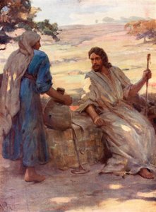 The Woman at the Well of Samaria, John iv, 6, 7