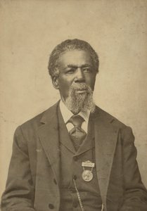 Cabinet card portrait of Thomas Mundy Peterson, 1884