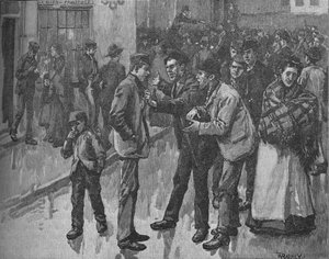 Scene During The Preston Strike