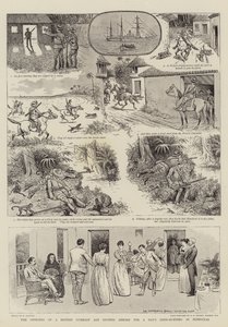 British Gunboat Officers Deerhunting in Honduras by William Ralston