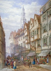 Old Houses in Wych Street, Westminster, London