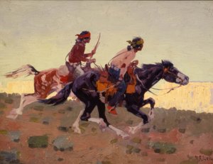 The Pursuit, Kayenta, Arizona by William Robinson Leigh