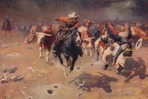 The Stampede by William Robinson Leigh