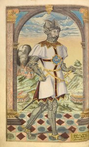 Godfrey Adelmar, from Honor Military, and Civill, William Segar, pub. Robert Barker, London, 1602