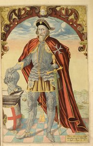 Sir Thomas Docwra, from Honor Military, and Civill, William Segar, pub. Robert Barker, London, 1602 by William Rogers