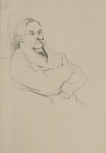 Portrait of Moritz Rothenstein by William Rothenstein