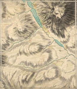 Loch Badenloch, Roy Military Survey of Scotland by William Roy