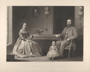 Lieutenant General Thomas J. Jackson and His Family by William Sartain